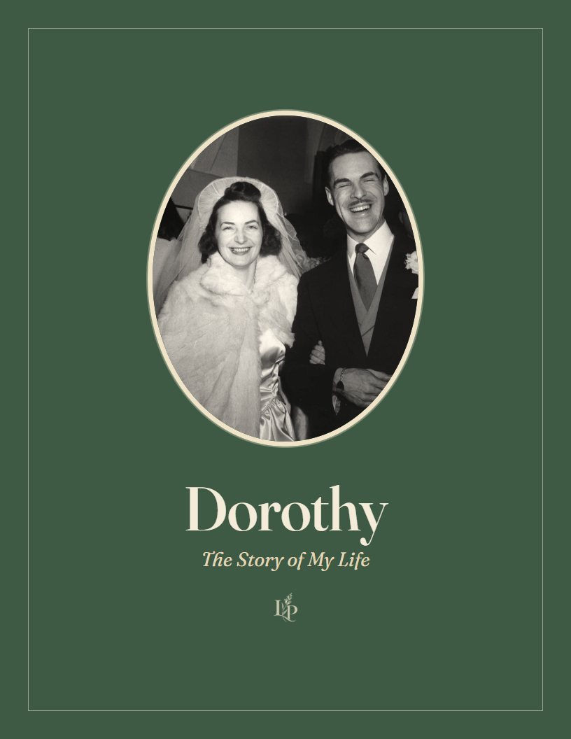 The cover of a Lavender Post memory book