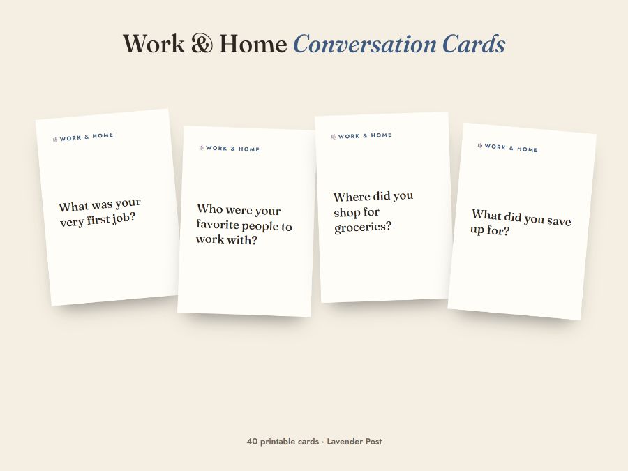 Work and Home deck